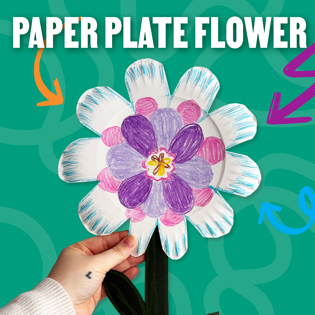 2026 Drop In Craft Paper Plate Flower Sq for Web