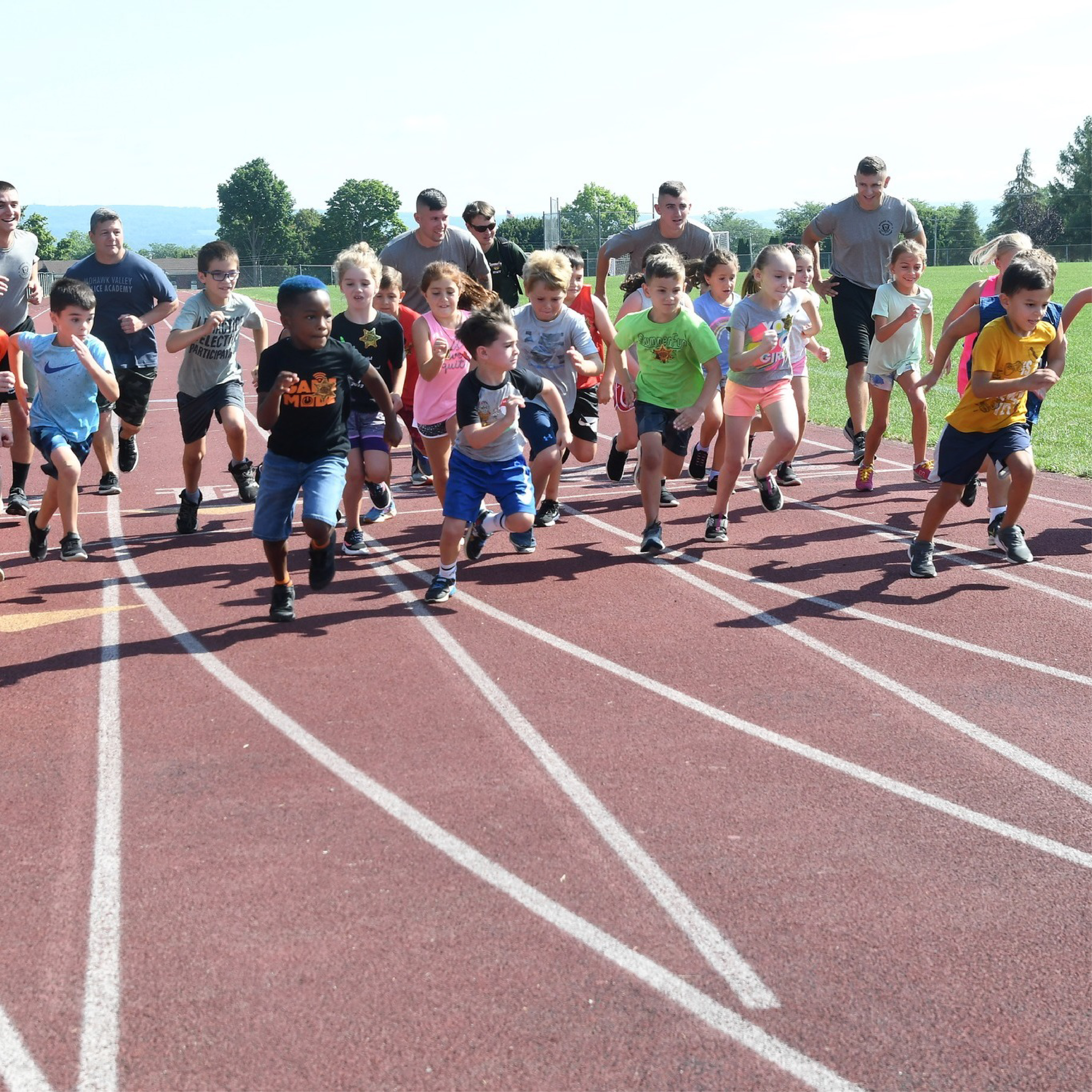 kids starting line
